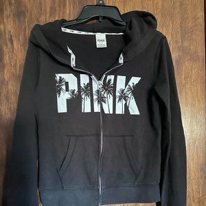 Victoria's Secret PINK Palm Tree Hoodie Small